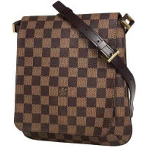 Louis Vuitton Musette Salsa Long Crossbody Shoulder Bag Damier Brown